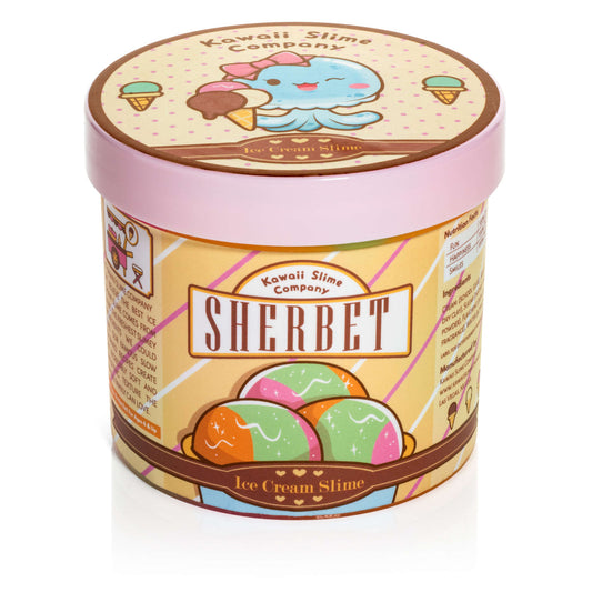 Sherbet Scented Ice Cream Pint Slime By Kawaii Slime Company